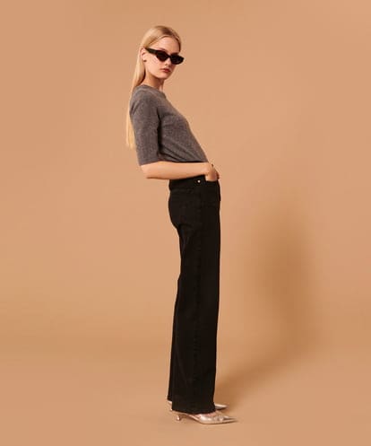 VZLAX03260 TARA JARMON Raw denim pants