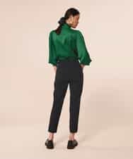 VZLAX20360 TARA JARMON(タラ ジャーモン) Cool wool pants ネイビー