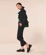 VZLAX20360 TARA JARMON(タラ ジャーモン) Cool wool pants ネイビー