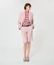 VZLGD02470 TARA JARMON(タラ ジャーモン) テクスチャードウールパンツ ブラッシュピンク