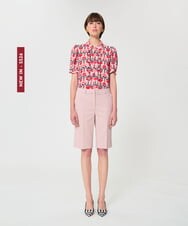 VZLGD02470 TARA JARMON(タラ ジャーモン) テクスチャードウールパンツ ブラッシュピンク