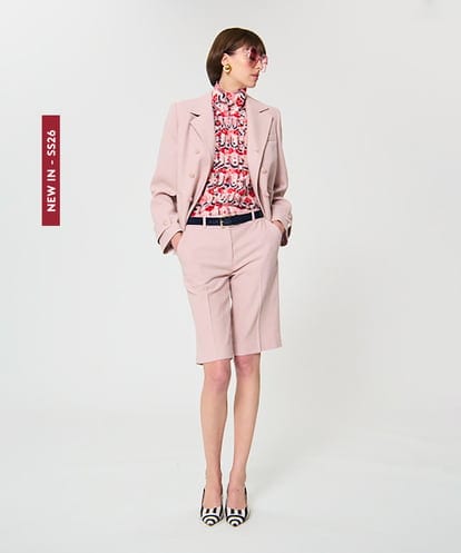 VZLGD02470 TARA JARMON テクスチャードウールパンツ