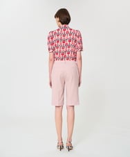 VZLGD02470 TARA JARMON(タラ ジャーモン) テクスチャードウールパンツ ブラッシュピンク