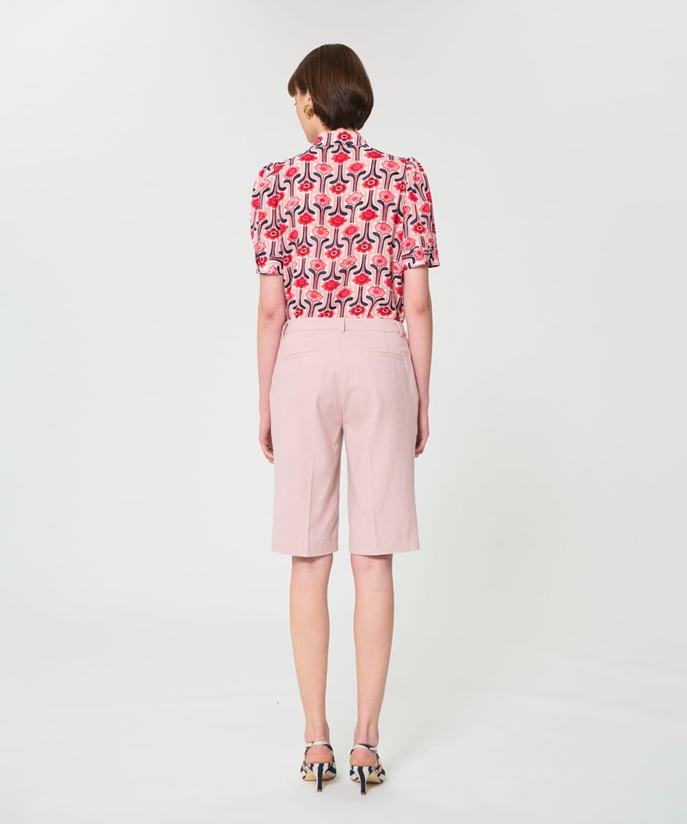 VZLGD02470 TARA JARMON(タラ ジャーモン) テクスチャードウールパンツ ブラッシュピンク