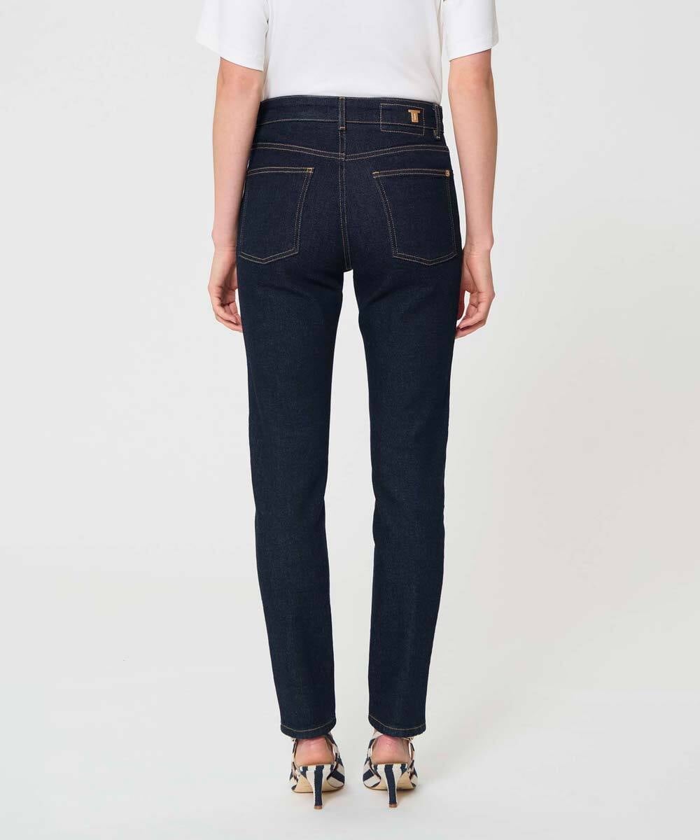 VZLGD03320 TARA JARMON(タラ ジャーモン) デニムパンツ ネイビー