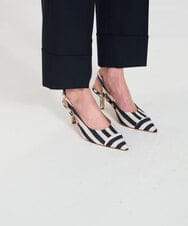 VZLGD04450 TARA JARMON(タラ ジャーモン) グレインドプードルパンツ ミッドナイトブルー