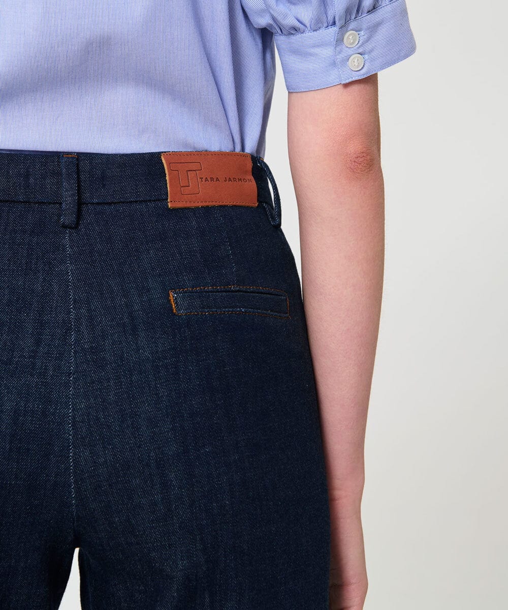 VZLGD05300 TARA JARMON(タラ ジャーモン) デニムパンツ ネイビー