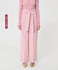 VZLGD06430 TARA JARMON(タラ ジャーモン) クレープパンツ ブラッシュピンク