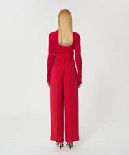 VZLGD06430 TARA JARMON(タラ ジャーモン) クレープパンツ レッド