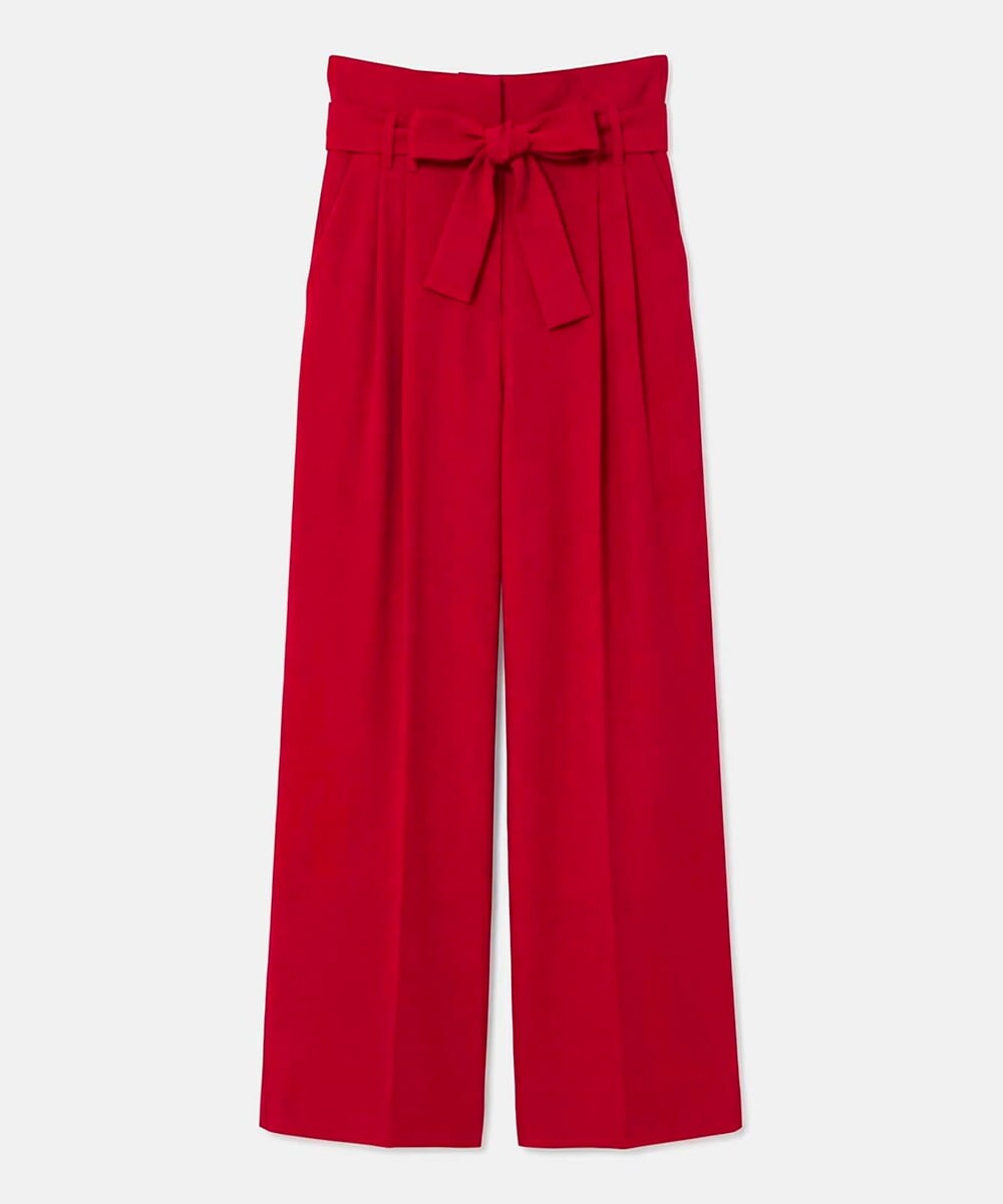 VZLGD06430 TARA JARMON(タラ ジャーモン) クレープパンツ レッド