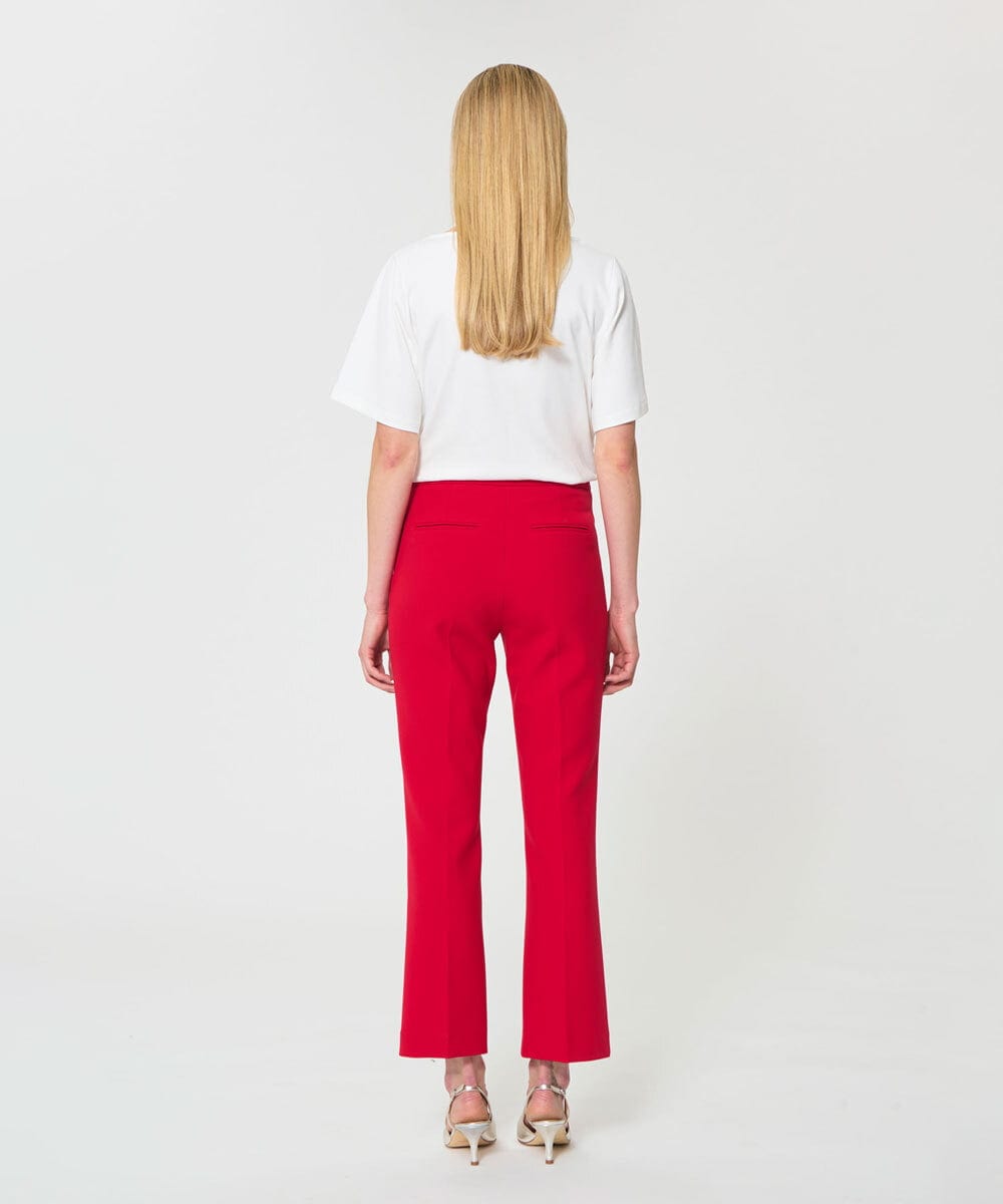 VZLGD08390 TARA JARMON(タラ ジャーモン) ダブルクロスパンツ レッド