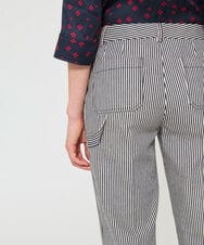 VZLGD09470 TARA JARMON(タラ ジャーモン) ストライプパンツ ネイビーブルー