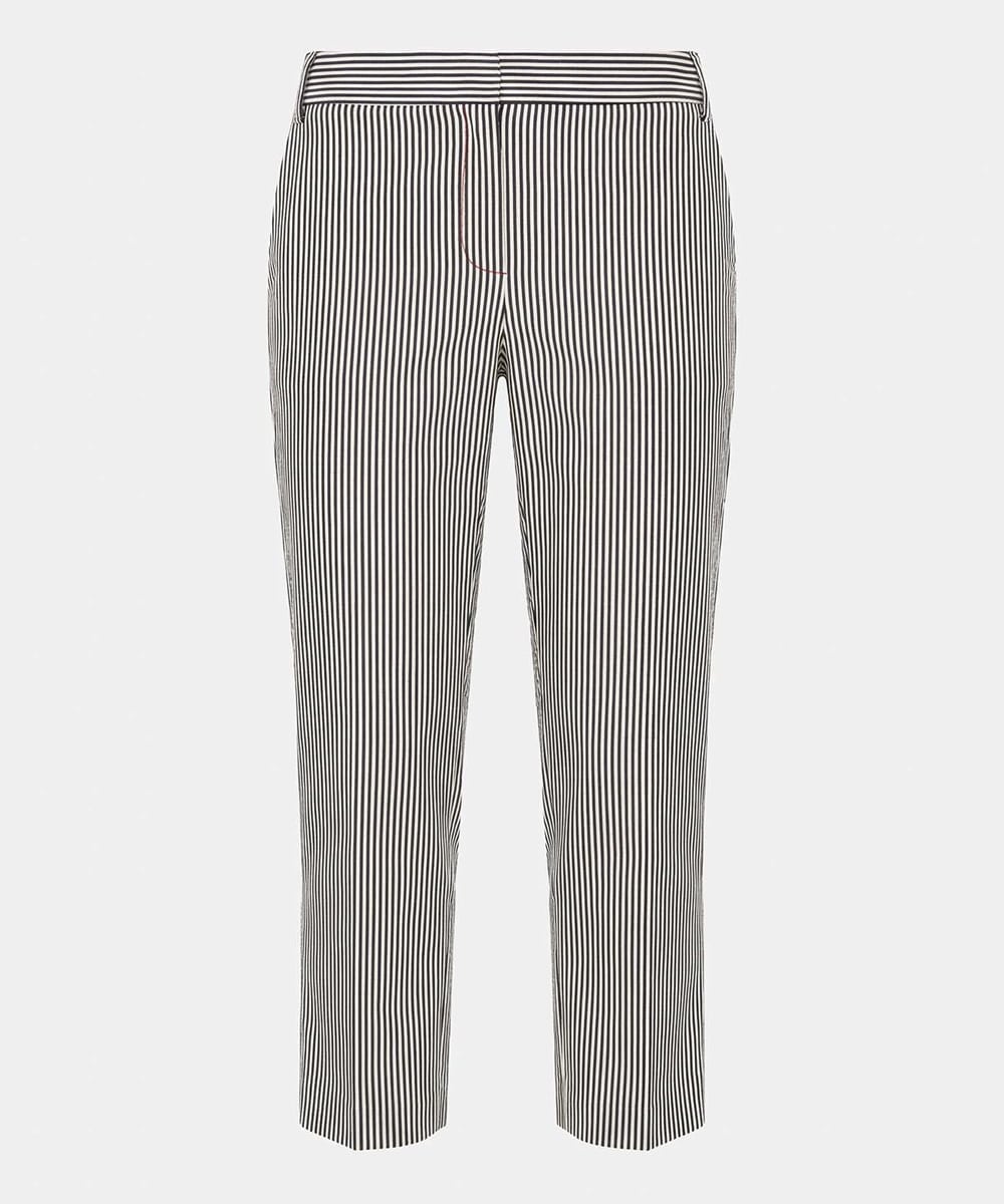 VZLGD09470 TARA JARMON(タラ ジャーモン) ストライプパンツ ネイビーブルー