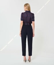 VZLGD10430 TARA JARMON(タラ ジャーモン) クレープパンツ ミッドナイトブルー