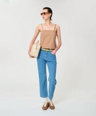 VZLGD11300 TARA JARMON(タラ ジャーモン) ウォッシュデニムパンツ ブルー