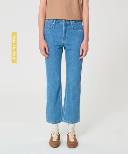 VZLGD11300 TARA JARMON ウォッシュデニムパンツ