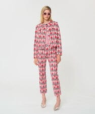 VZLGD12410 TARA JARMON(タラ ジャーモン) レトロブルームコットンピケパンツ ピンク