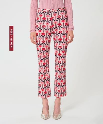 VZLGD12410  レトロブルームコットンピケパンツ