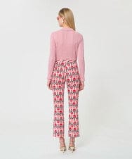 VZLGD12410 TARA JARMON(タラ ジャーモン) レトロブルームコットンピケパンツ ピンク