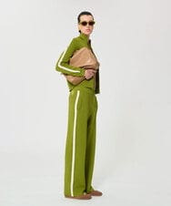 VZLGD14470 TARA JARMON(タラ ジャーモン) スマートピケニットパンツ アップルグリーン