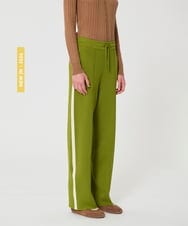 VZLGD14470 TARA JARMON(タラ ジャーモン) スマートピケニットパンツ アップルグリーン