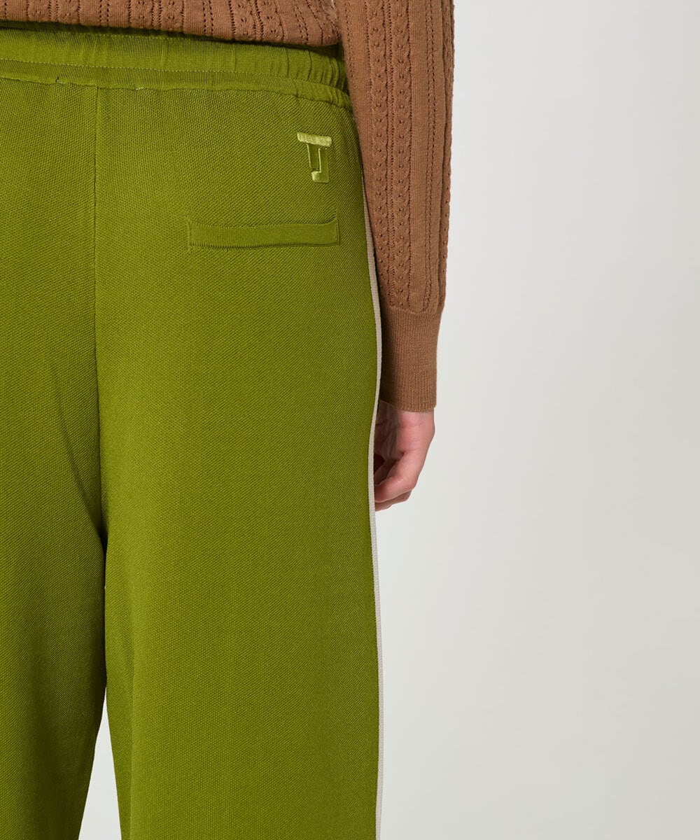 VZLGD14470 TARA JARMON(タラ ジャーモン) スマートピケニットパンツ アップルグリーン