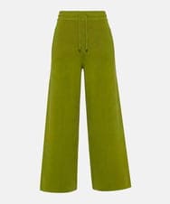 VZLGD14470 TARA JARMON(タラ ジャーモン) スマートピケニットパンツ アップルグリーン