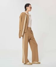 VZLGD14470 TARA JARMON(タラ ジャーモン) スマートピケニットパンツ ハニーベージュ