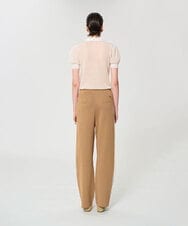 VZLGD14470 TARA JARMON(タラ ジャーモン) スマートピケニットパンツ ハニーベージュ