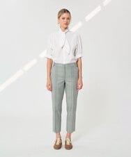 VZLGD15450 TARA JARMON(タラ ジャーモン) プリンスオブウェールズチェックパンツ グリーン