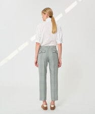 VZLGD15450 TARA JARMON(タラ ジャーモン) プリンスオブウェールズチェックパンツ グリーン