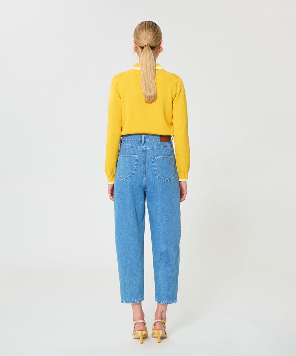 VZLGD16300 TARA JARMON(タラ ジャーモン) ウォッシュデニムパンツ ブルー