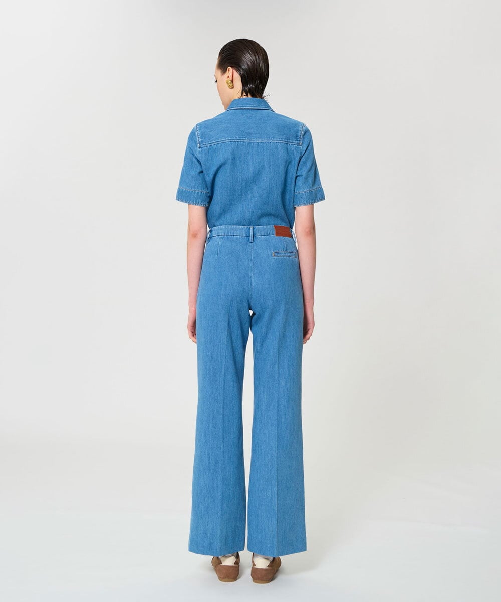 VZLGD18300 TARA JARMON(タラ ジャーモン) デニムパンツ ブルー