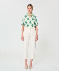 VZLGD19300 TARA JARMON(タラ ジャーモン) サマーデニムパンツ ホワイト