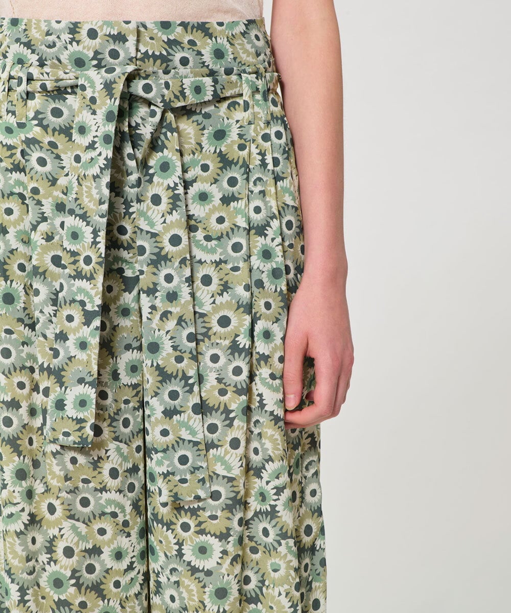 VZLGD20470 TARA JARMON(タラ ジャーモン) デイジーガーデンプリントパンツ グリーン