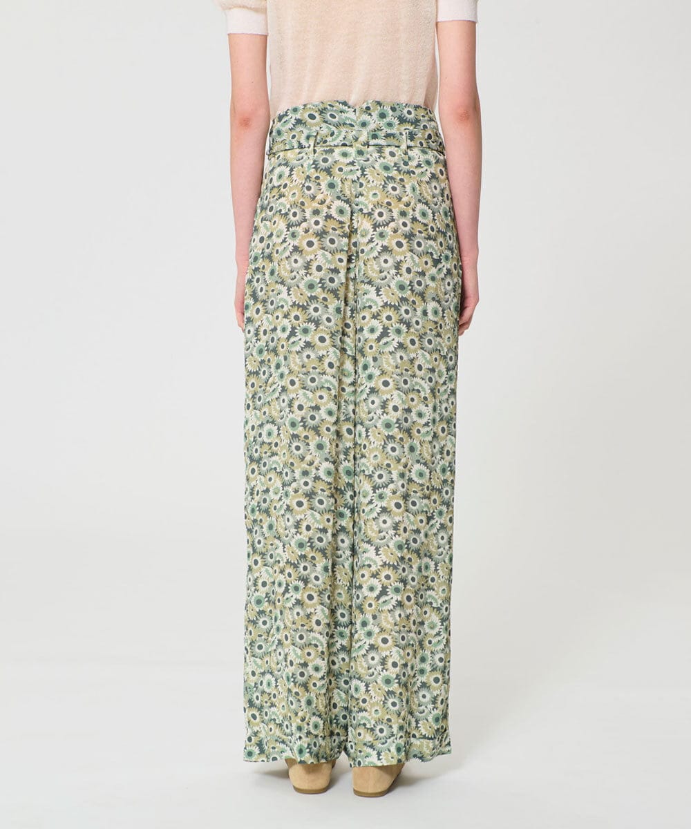 VZLGD20470 TARA JARMON(タラ ジャーモン) デイジーガーデンプリントパンツ グリーン