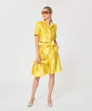 VZLGD25500 TARA JARMON(タラ ジャーモン) サテンパンツ ミモザイエロー