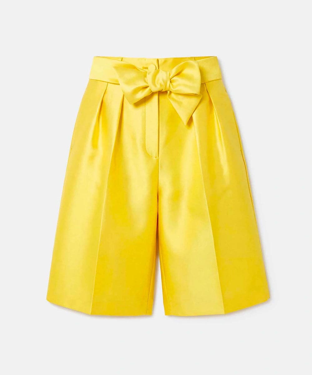 VZLGD25500 TARA JARMON(タラ ジャーモン) サテンパンツ ミモザイエロー