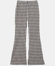 VZLGU01360 TARA JARMON(タラ ジャーモン) Gingham viscose suiting ブラック