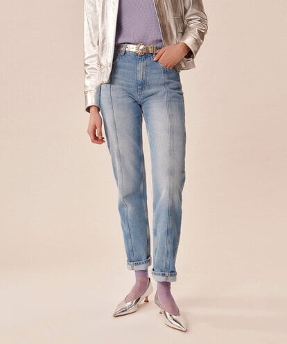 VZLGU02240 TARA JARMON Retro denim pants
