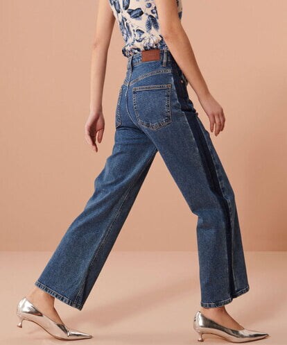 VZLGU04240 TARA JARMON Raw denim pants