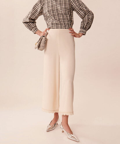 VZLGU06340 TARA JARMON Crepe pants