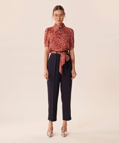 VZLGU26330 TARA JARMON Crepe pants