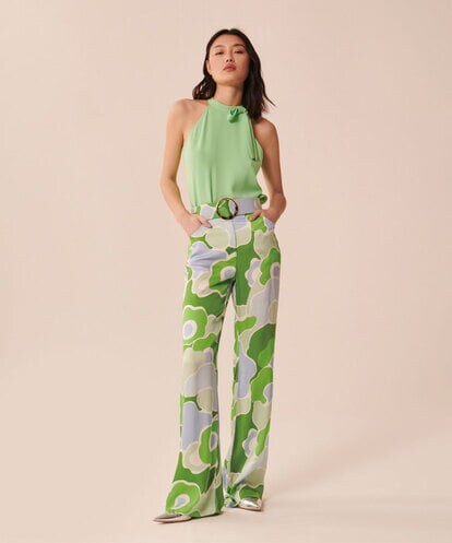 VZLGU27350  Fluid nympheas pants