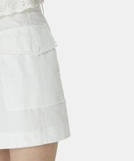 VZLGX29400 TARA JARMON(タラ ジャーモン) コットンキャンバスショートパンツ ホワイト