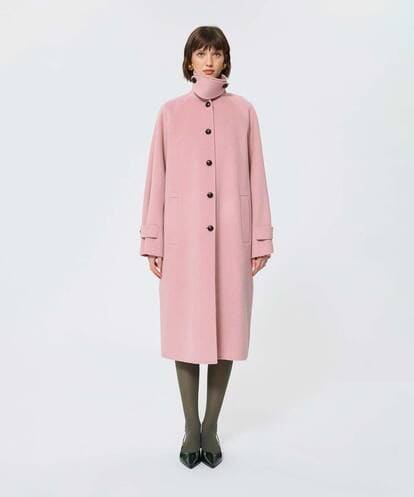 VZUAD07840 TARA JARMON ダブルフェイスウールコート