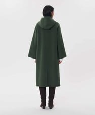 VZUAG08940 TARA JARMON(タラ ジャーモン) タイカラーダブルフェイスロングコート タイム