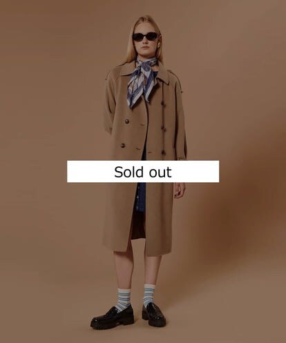 VZUAX01740 TARA JARMON Double faced wool coat