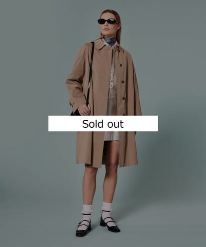 VZUAX03660 TARA JARMON Masculine trench coat