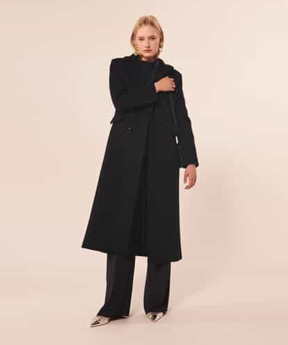 VZUAX04750 TARA JARMON Wool melton coat
